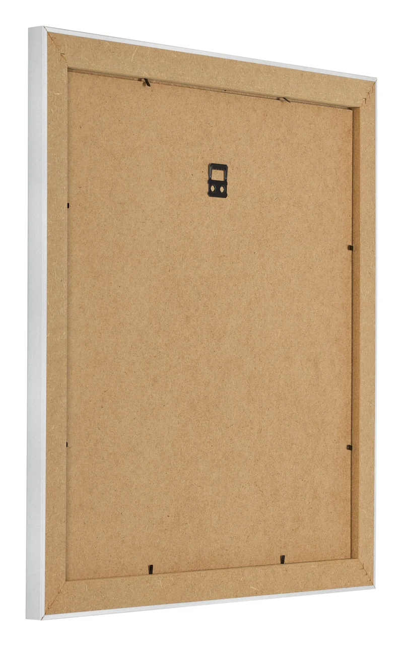 Bilderrahmen 40x40 cm - Silber Matt - MDF - Pisa