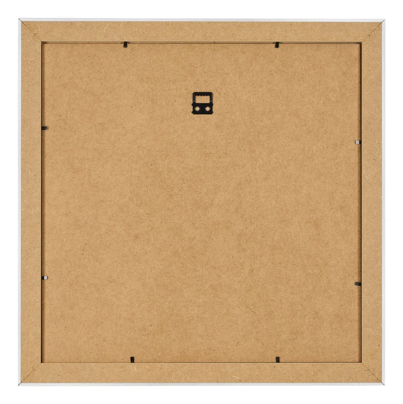Bilderrahmen 40x40 cm - Silber Matt - MDF - Pisa