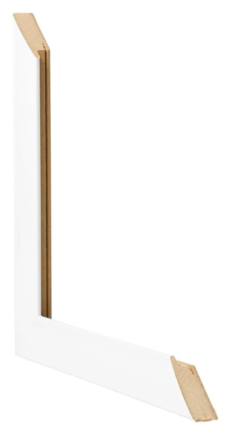 Bilderrahmen A1 - 59,4x84 cm - Weiß Hochglanz - MDF - Pisa