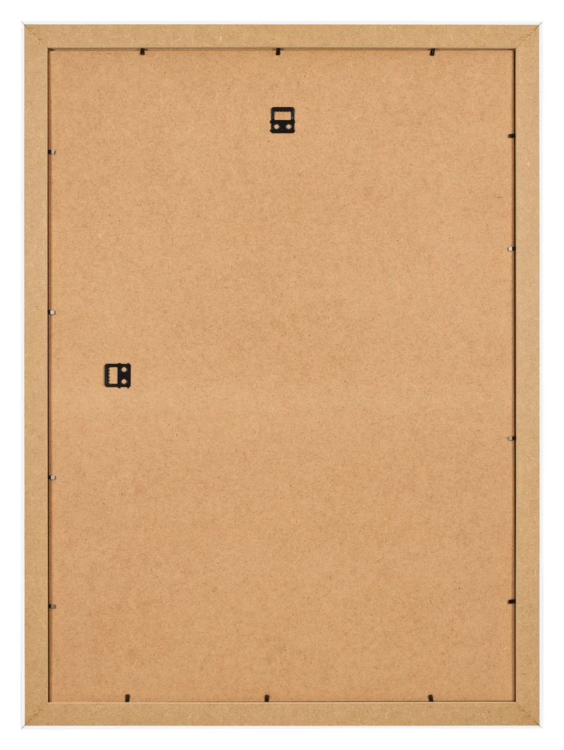 Bilderrahmen 68x98 cm - Weiß Hochglanz - MDF - Pisa