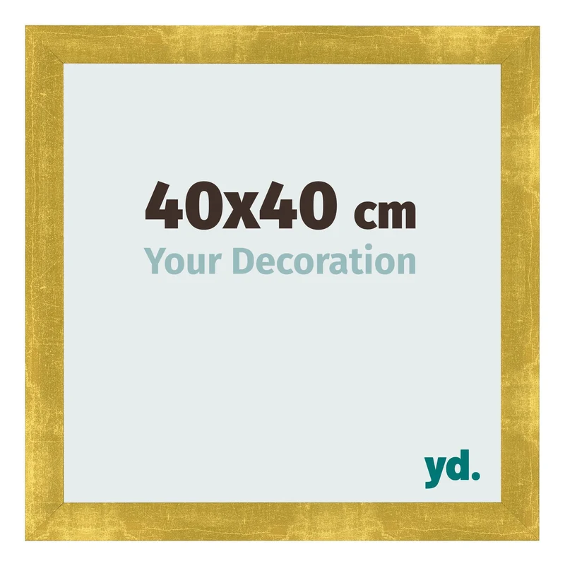 Bilderrahmen 40x40 cm - Gold Vintage - MDF - Pisa