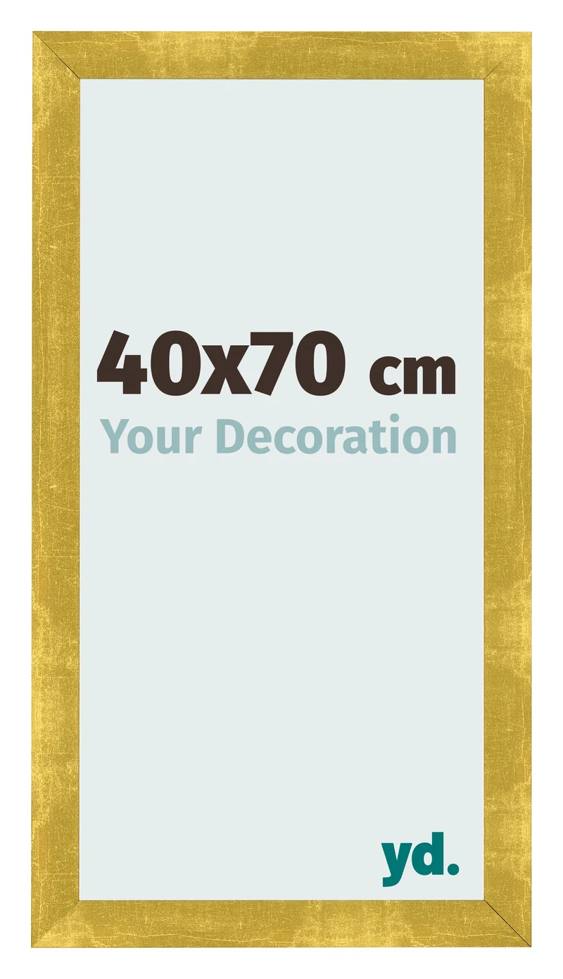 Bilderrahmen 40x70 cm - Gold Vintage - MDF - Pisa