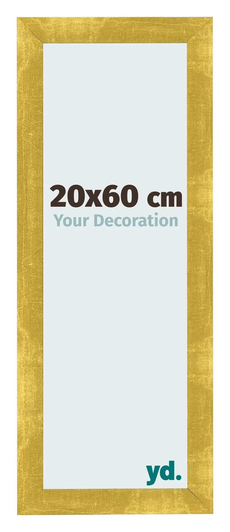 Bilderrahmen 20x60 cm - Gold Vintage - MDF - Pisa