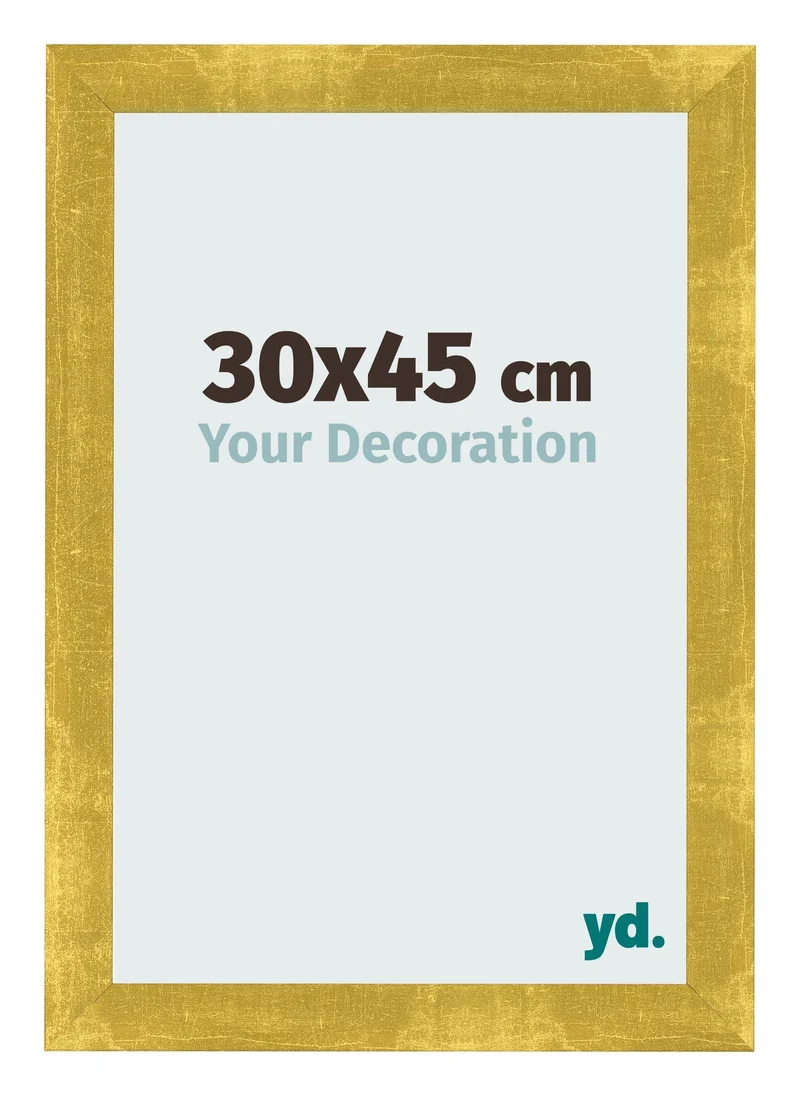 Bilderrahmen 30x45 cm - Gold Vintage - MDF - Pisa