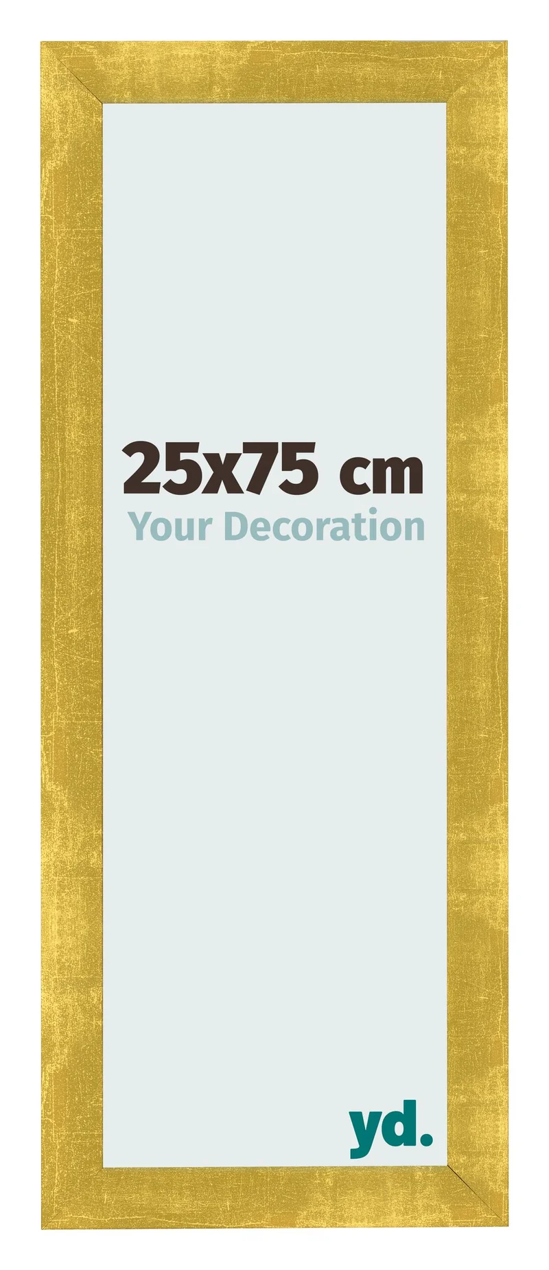 Bilderrahmen 25x75 cm - Gold Vintage - MDF - Pisa