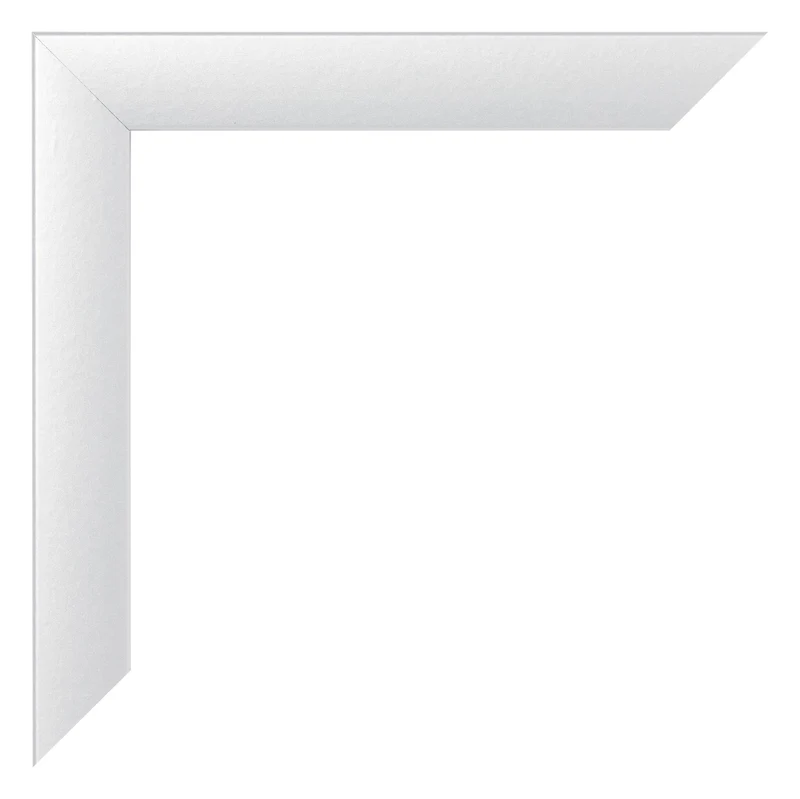 Bilderrahmen 48x64 cm - Silber Matt - MDF - Pisa