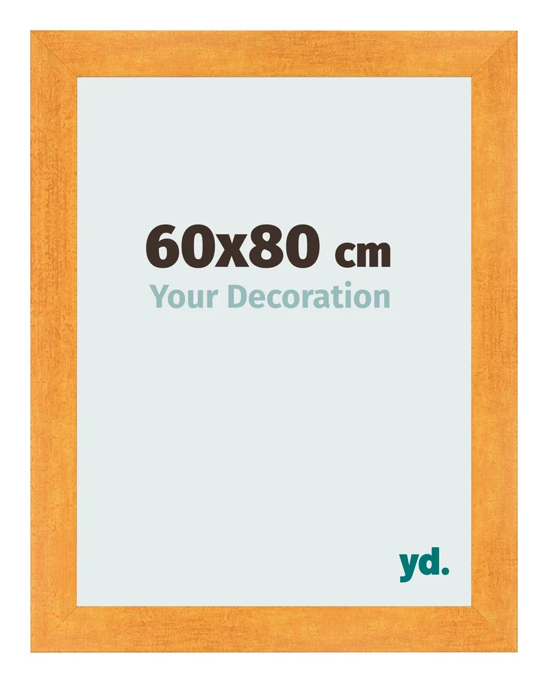 Bilderrahmen 60x80 cm - Orange - MDF - Pisa