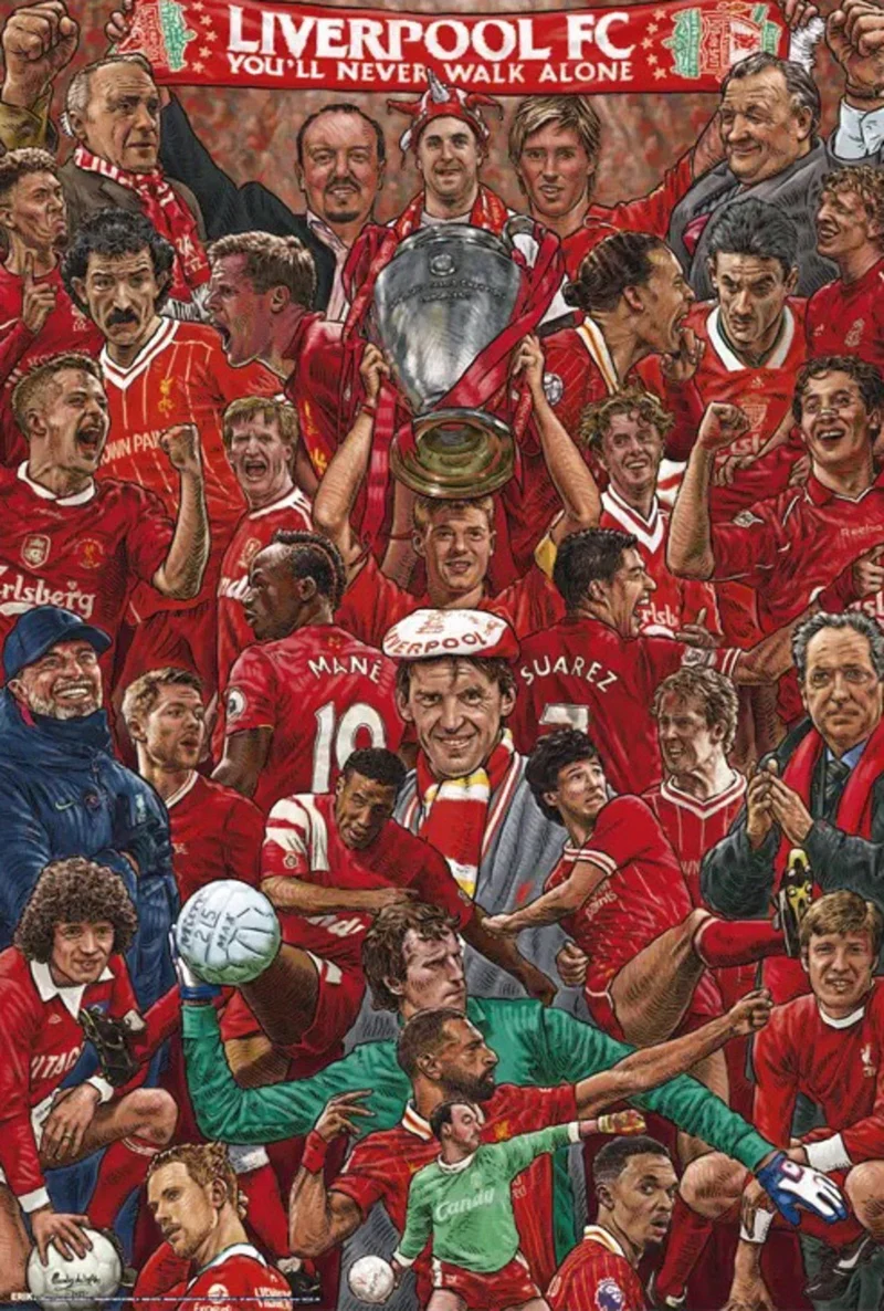 Poster Liverpool Legends 61x91,5cm