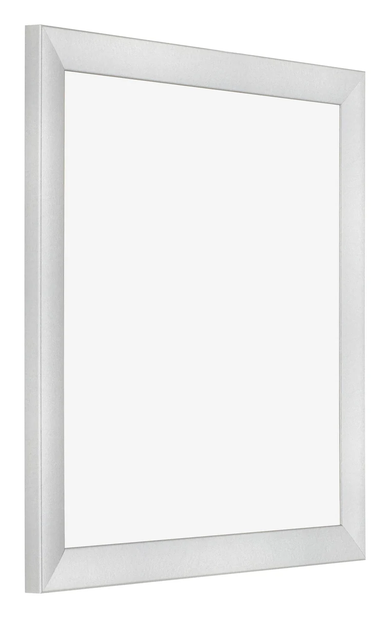 Bilderrahmen 70x70 cm - Silber Matt - MDF - Pisa