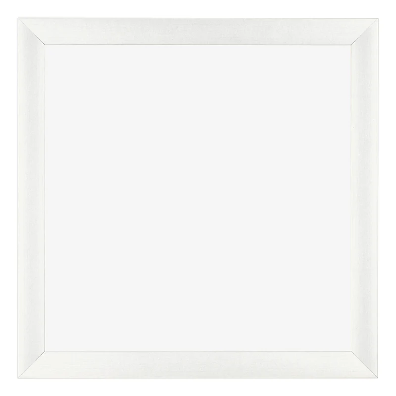 Bilderrahmen 20x20 cm - Weiß Gemasert - MDF - Pisa