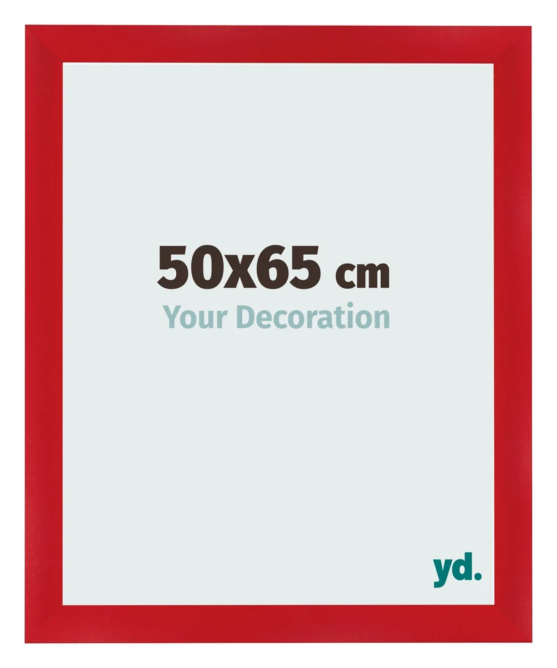 Bilderrahmen 50x65 cm - Rot - MDF - Pisa