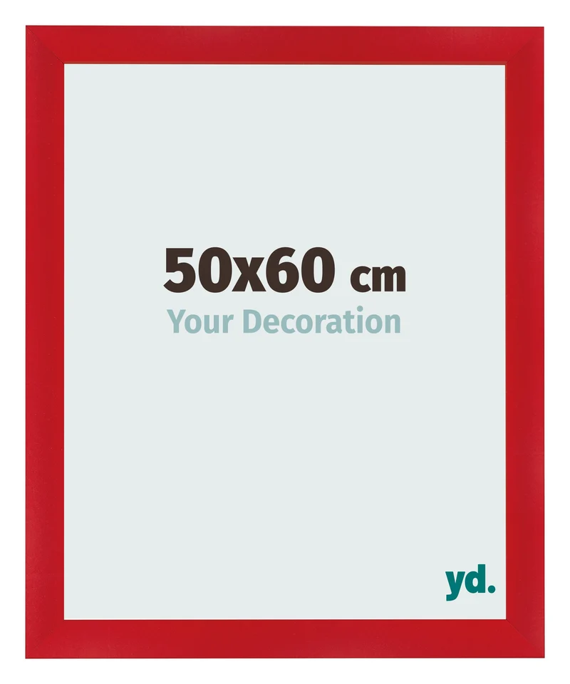 Bilderrahmen 50x60 cm - Rot - MDF - Pisa