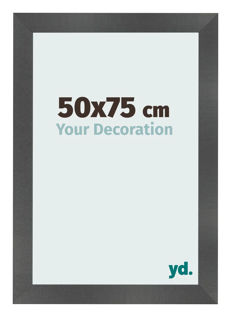 Bilderrahmen 50x75 cm - Schwarz Matt - MDF - Pisa