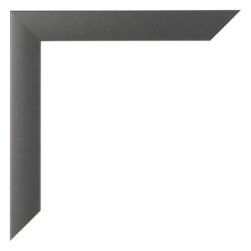 Bilderrahmen 50x75 cm - Schwarz Matt - MDF - Pisa