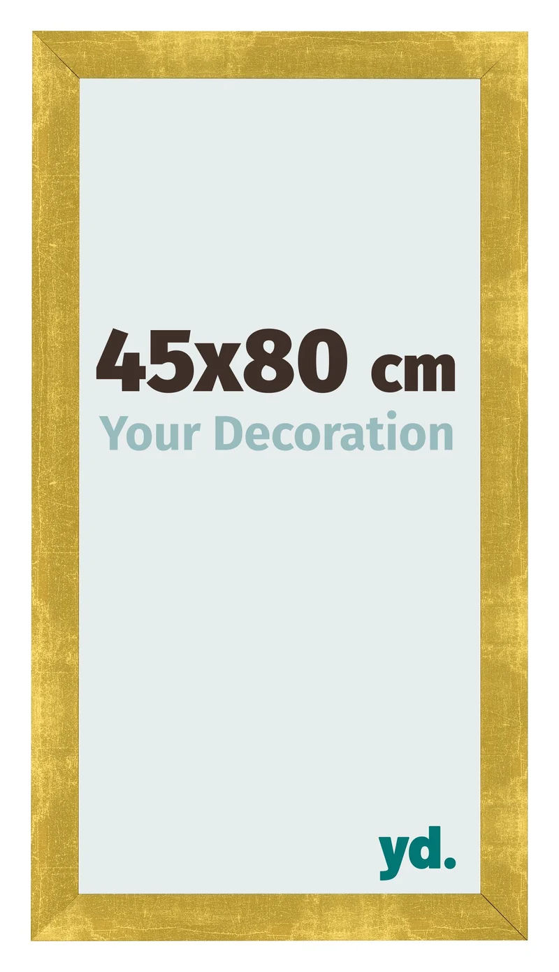 Bilderrahmen 45x80 cm - Gold Vintage - MDF - Pisa