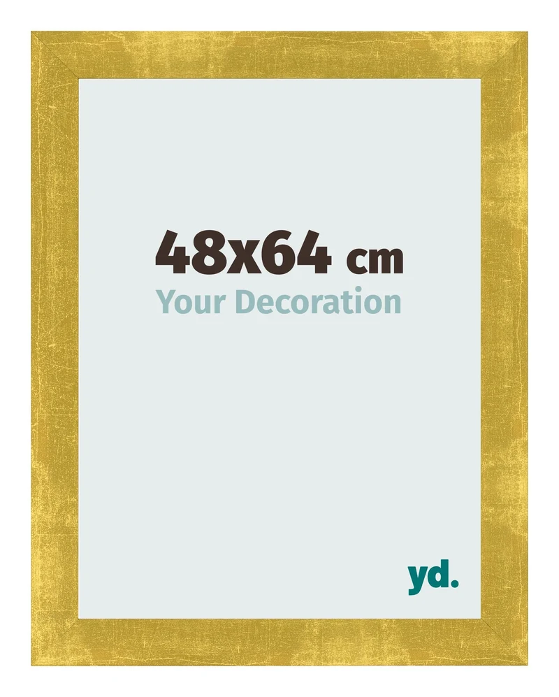 Bilderrahmen 48x64 cm - Gold Vintage - MDF - Pisa