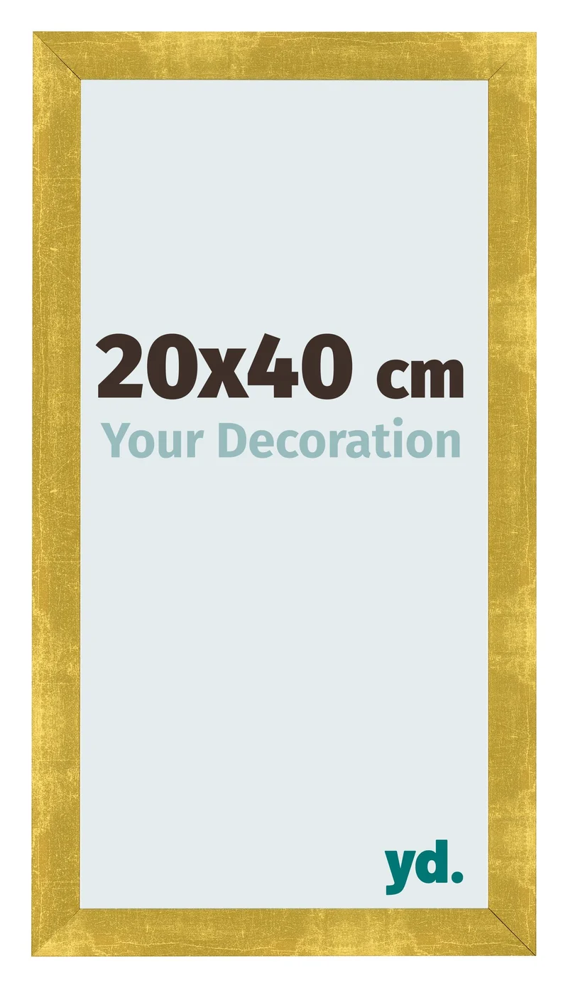 Bilderrahmen 20x40 cm - Gold Vintage - MDF - Pisa