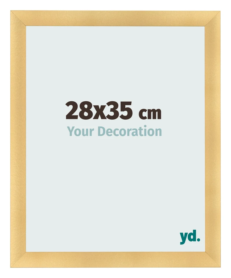 Bilderrahmen 28x35 cm - Gold Matt - MDF - Pisa