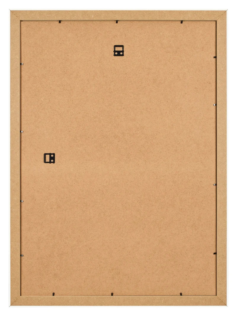 Bilderrahmen A2 - 42x59,4 cm - Weiß Gemasert - MDF - Pisa