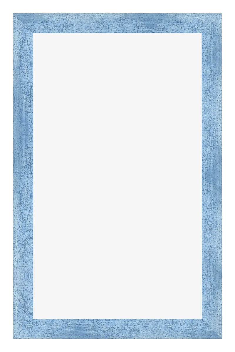 Bilderrahmen 33x48 cm - Hellblau Gewischt - MDF - Pisa
