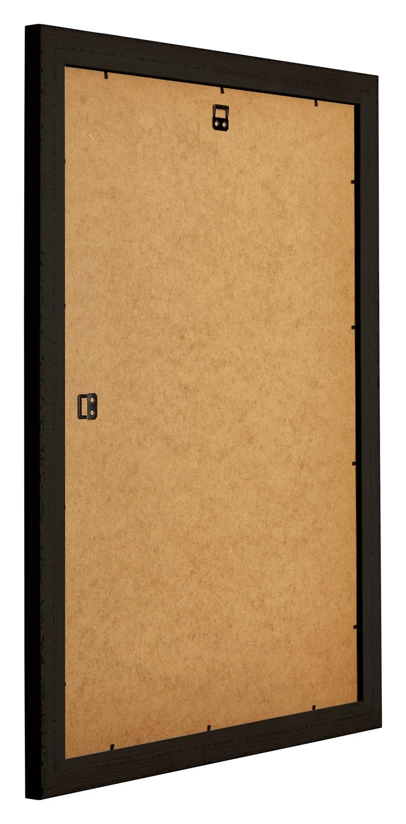 Bilderrahmen 67x98 cm - Schwarz Silber Poliert - Holz - Birmingham
