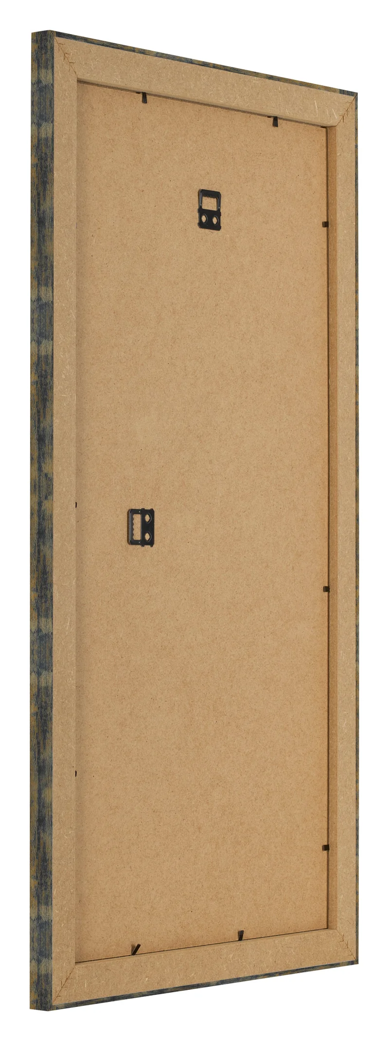 Bilderrahmen 30x60 cm - Blau Gold Meliert - MDF - Pisa