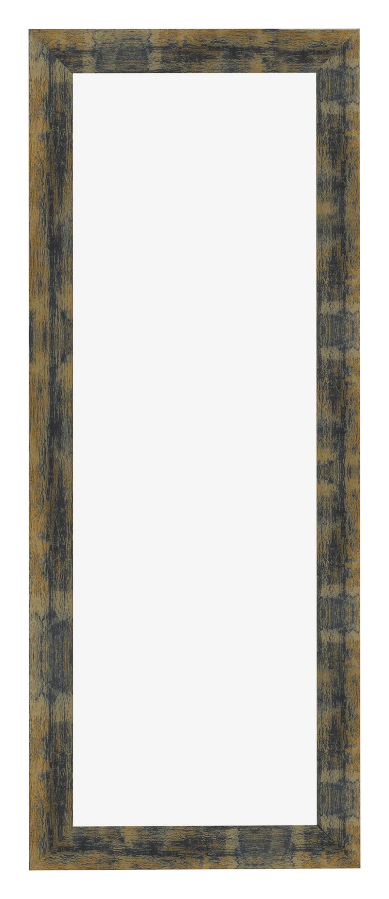 Bilderrahmen 20x60 cm - Blau Gold Meliert - MDF - Pisa