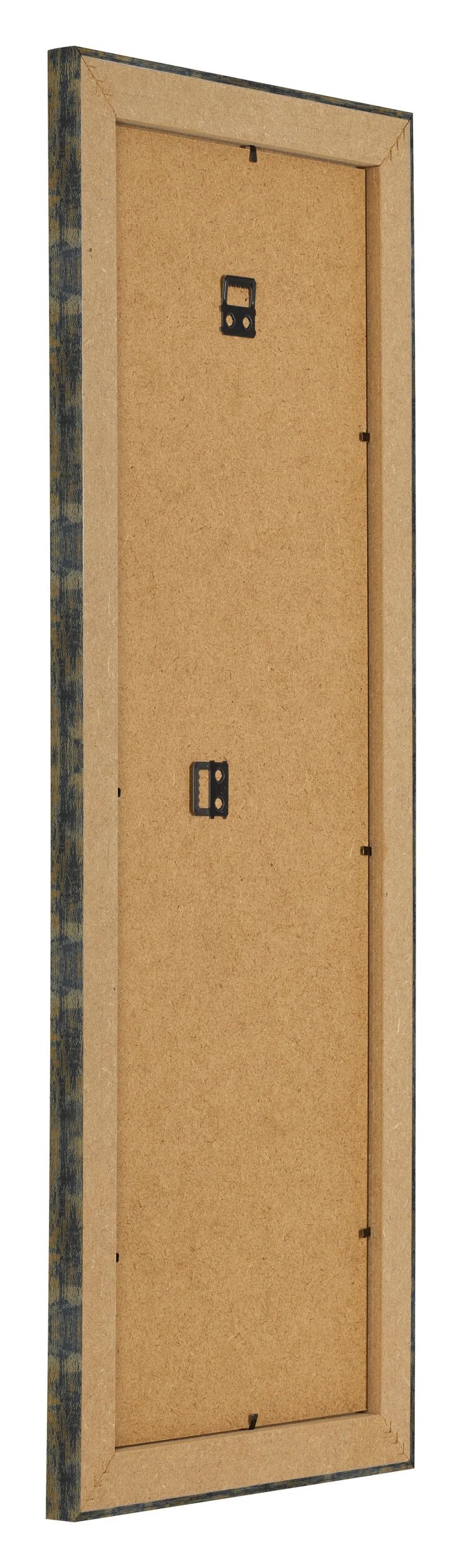 Bilderrahmen 20x60 cm - Blau Gold Meliert - MDF - Pisa