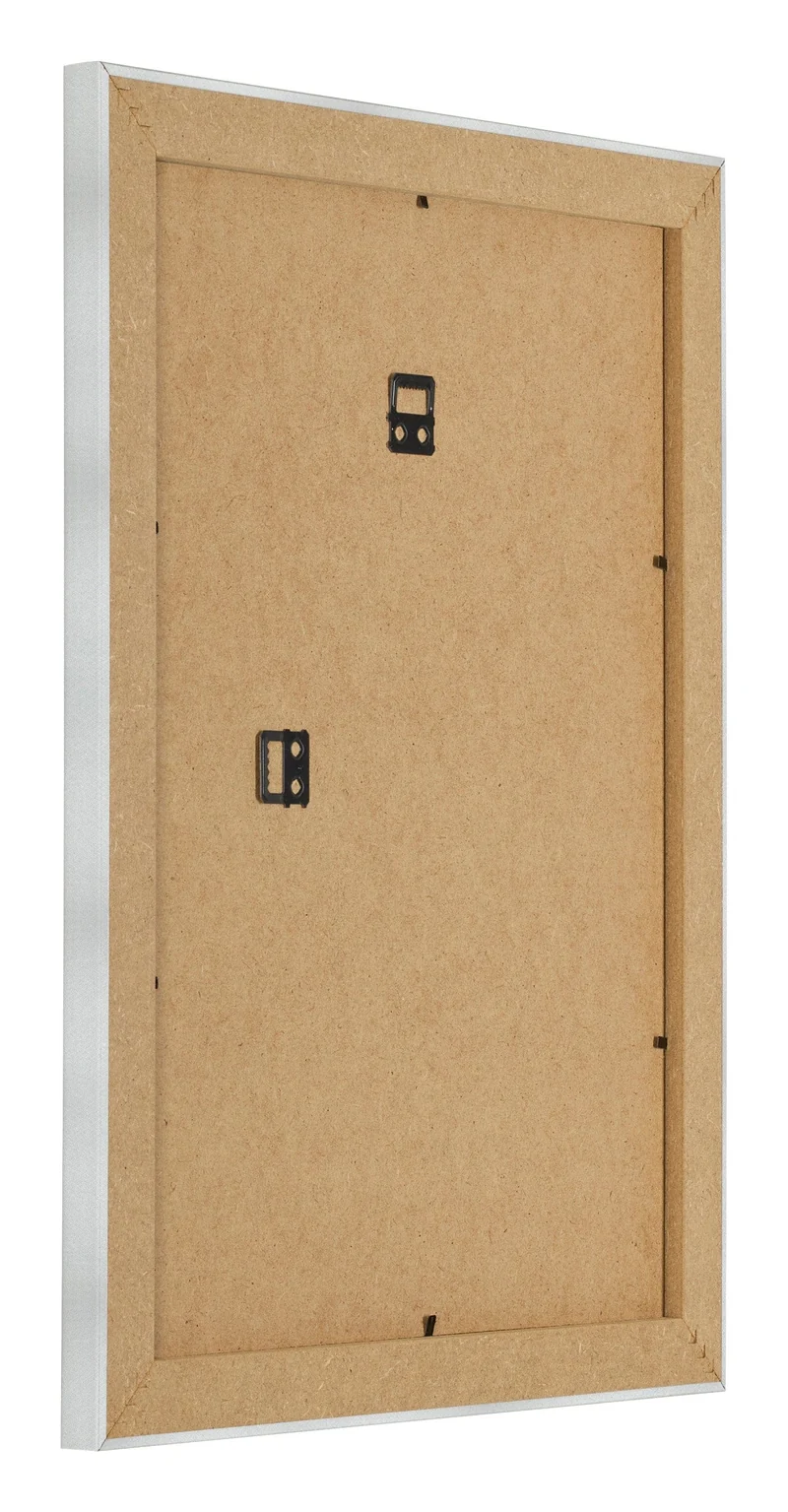Bilderrahmen 36x48 cm - Aluminium Gebürstet - MDF - Pisa