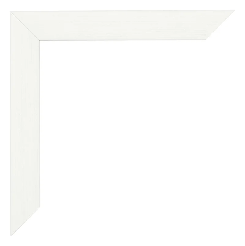 Bilderrahmen 37,5x98 cm - Weiß Gemasert - MDF - Pisa
