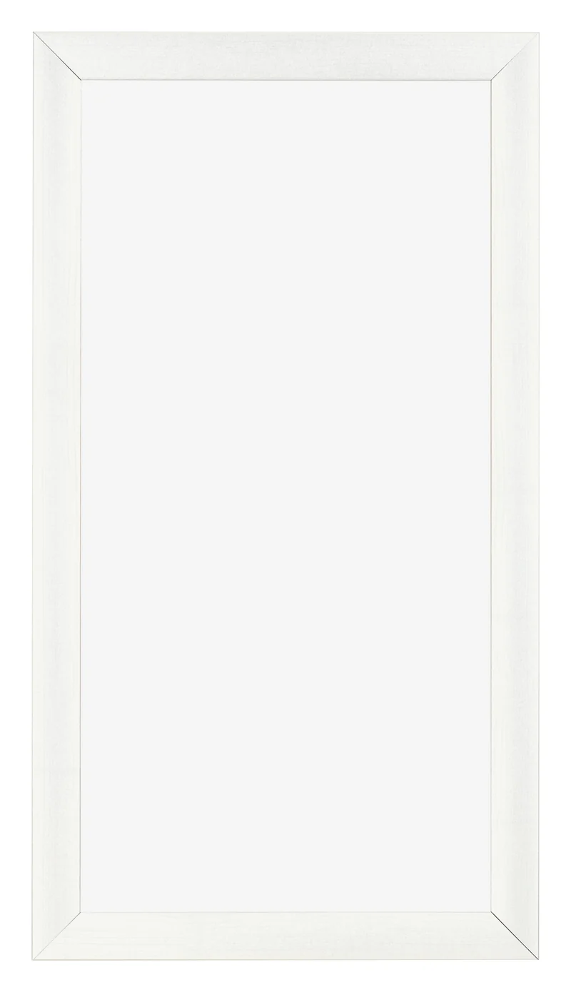 Bilderrahmen 50x100 cm - Weiß Gemasert - MDF - Pisa