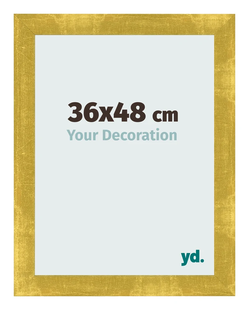 Bilderrahmen 36x48 cm - Gold Vintage - MDF - Pisa
