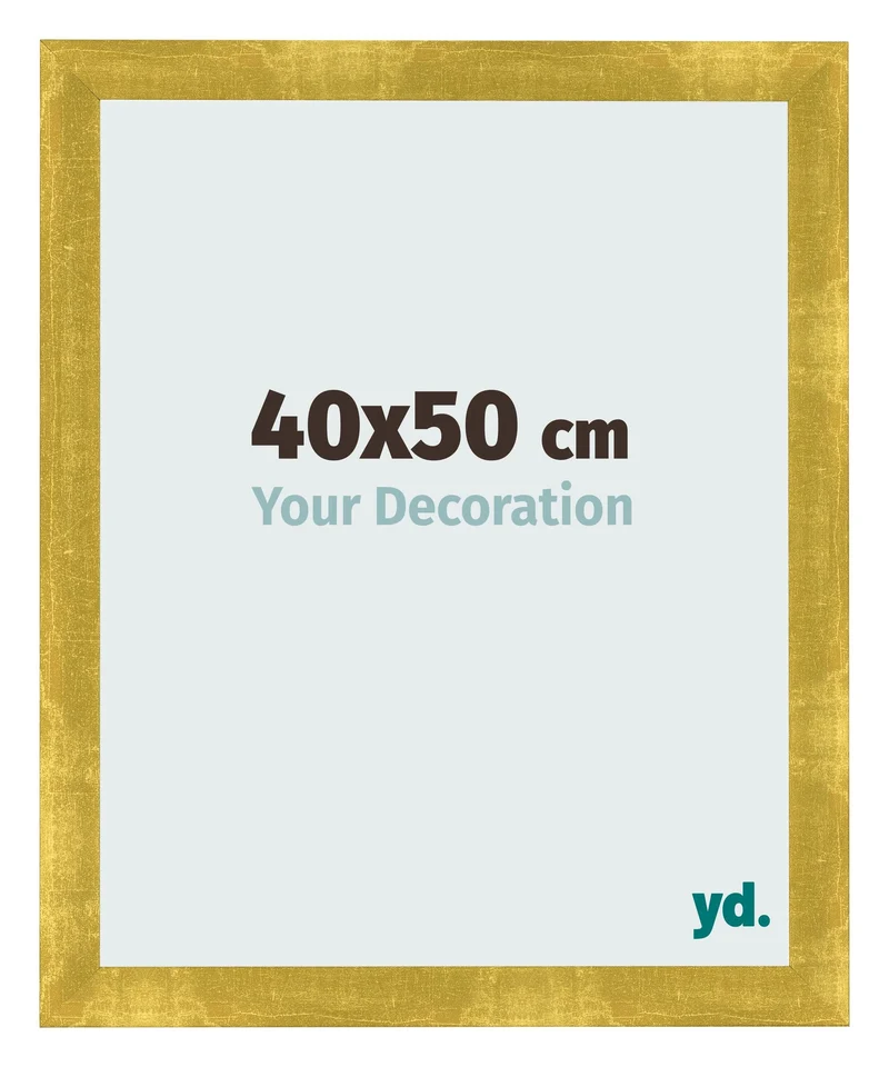 Bilderrahmen 40x50 cm - Gold Vintage - MDF - Pisa