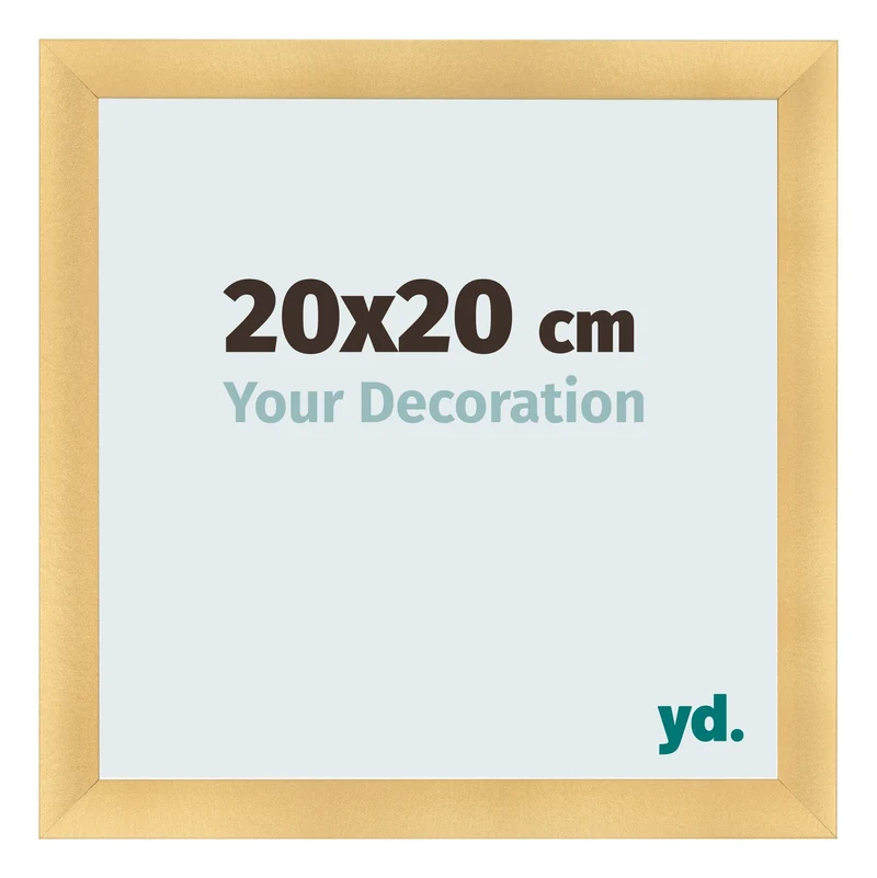 Bilderrahmen 20x20 cm - Gold Matt - MDF - Pisa