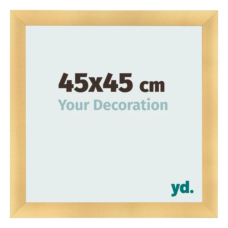Bilderrahmen 45x45 cm - Gold Matt - MDF - Pisa