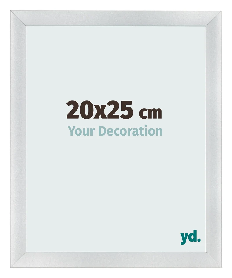 Bilderrahmen 20x25 cm - Silber Matt - MDF - Pisa