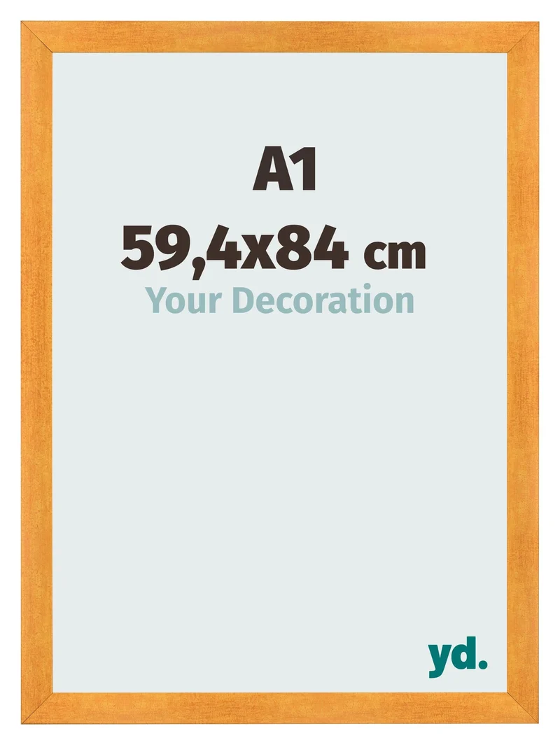 Bilderrahmen A1 - 59,4x84 cm - Orange - MDF - Pisa