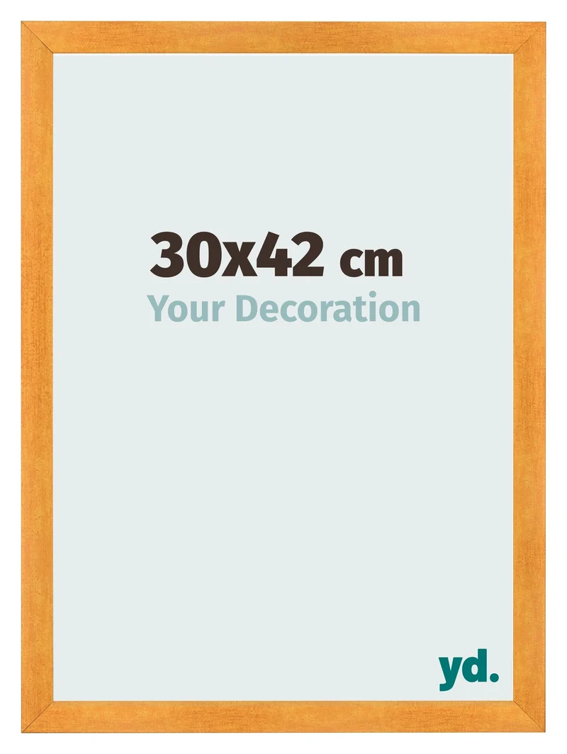 Bilderrahmen 30x42 cm - Orange - MDF - Pisa