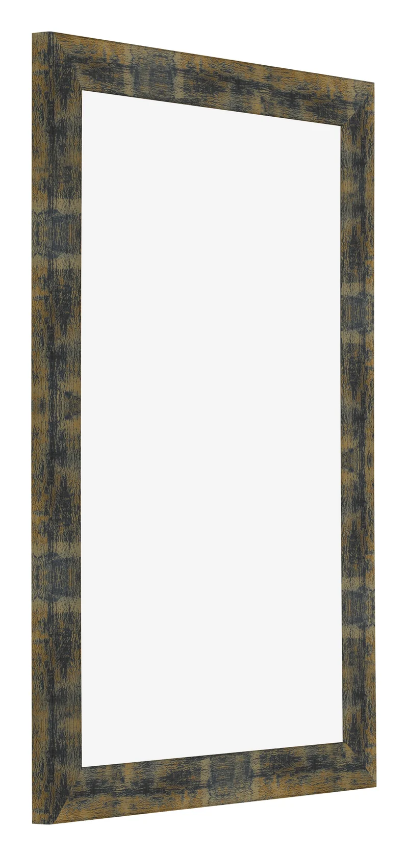 Bilderrahmen 30x45 cm - Blau Gold Meliert - MDF - Pisa
