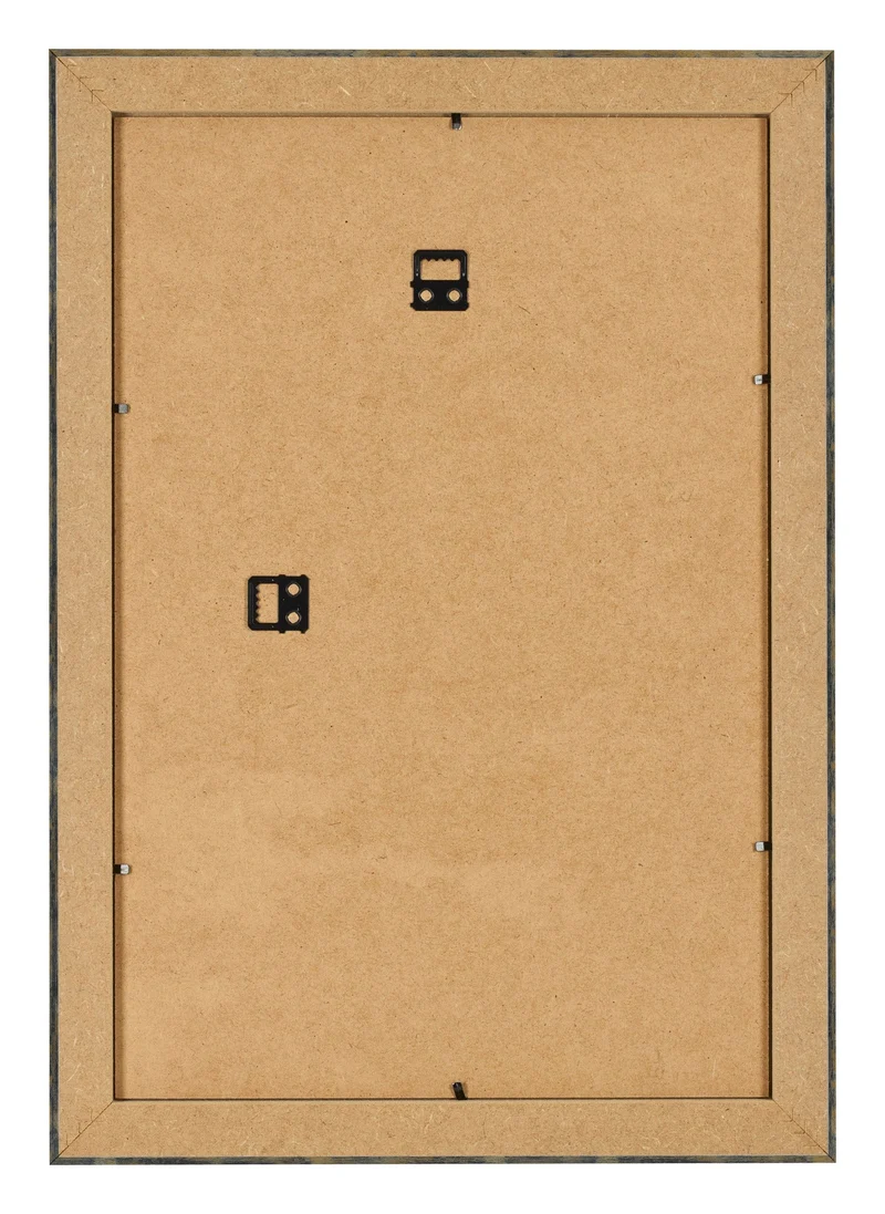 Bilderrahmen 30x45 cm - Blau Gold Meliert - MDF - Pisa