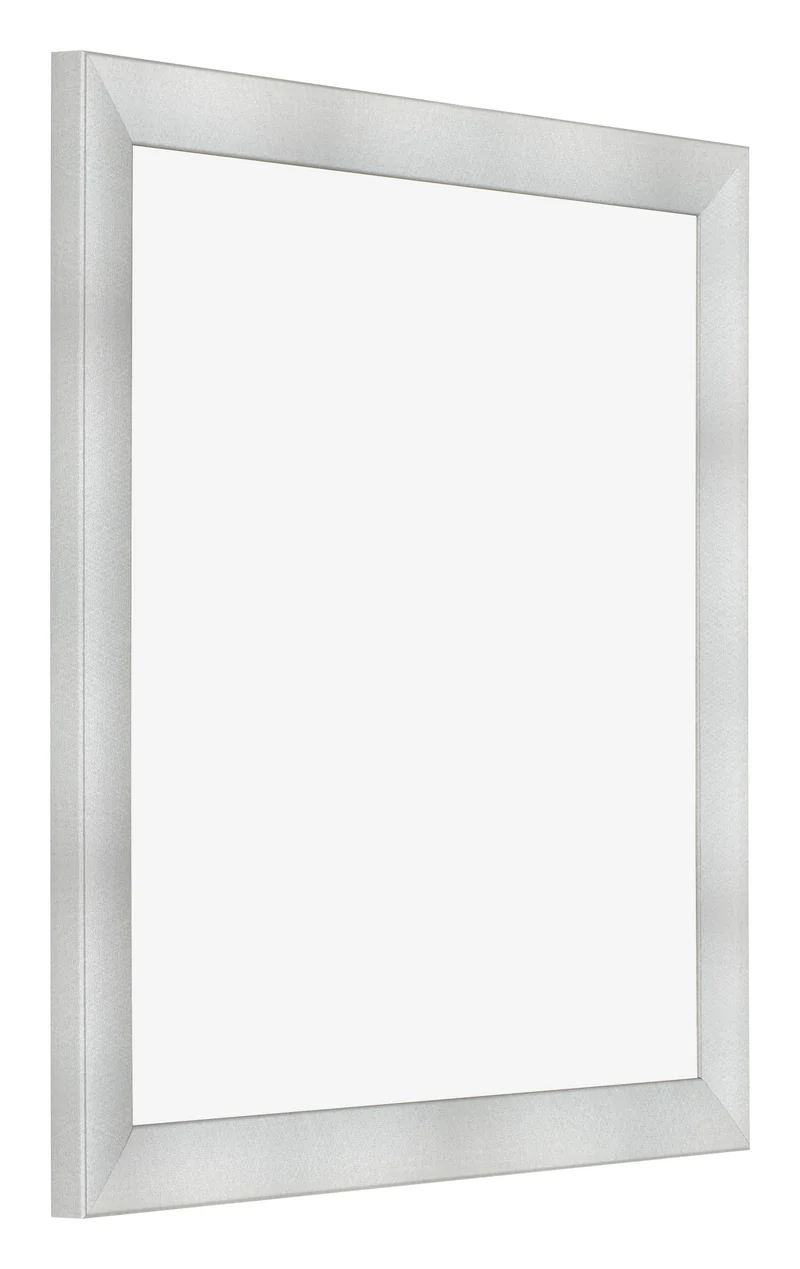 Bilderrahmen 25x25 cm - Aluminium Gebürstet - MDF - Pisa