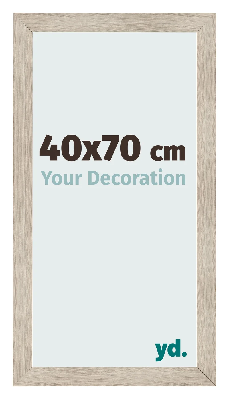 Bilderrahmen 40x70 cm - Eiche Hell - MDF - Pisa