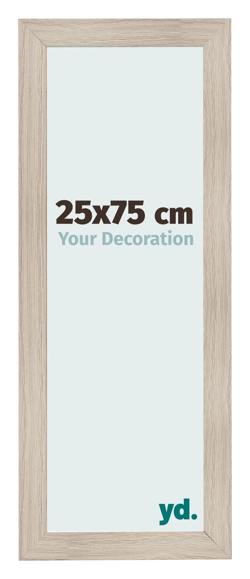 Bilderrahmen 25x75 cm - Eiche Hell - MDF - Pisa