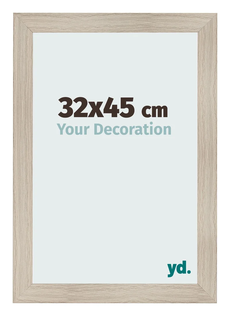 Bilderrahmen 32x45 cm - Eiche Hell - MDF - Pisa
