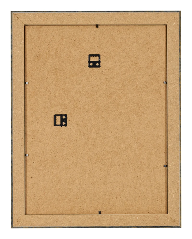 Bilderrahmen 45x60 cm - Blau Gold Meliert - MDF - Pisa