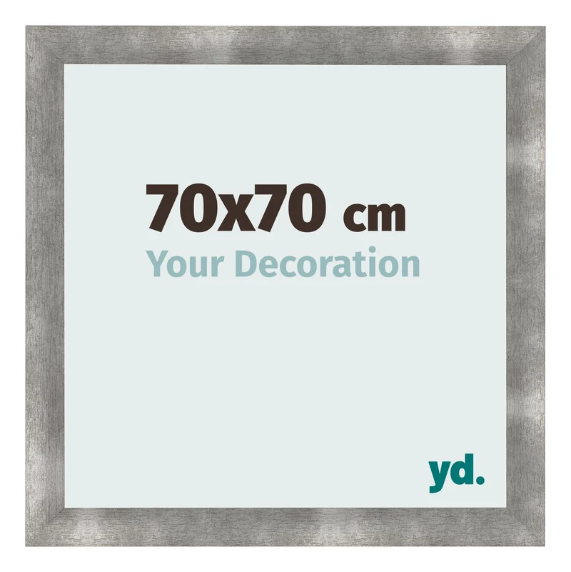 Bilderrahmen 70x70 cm - Metall Vintage - MDF - Pisa