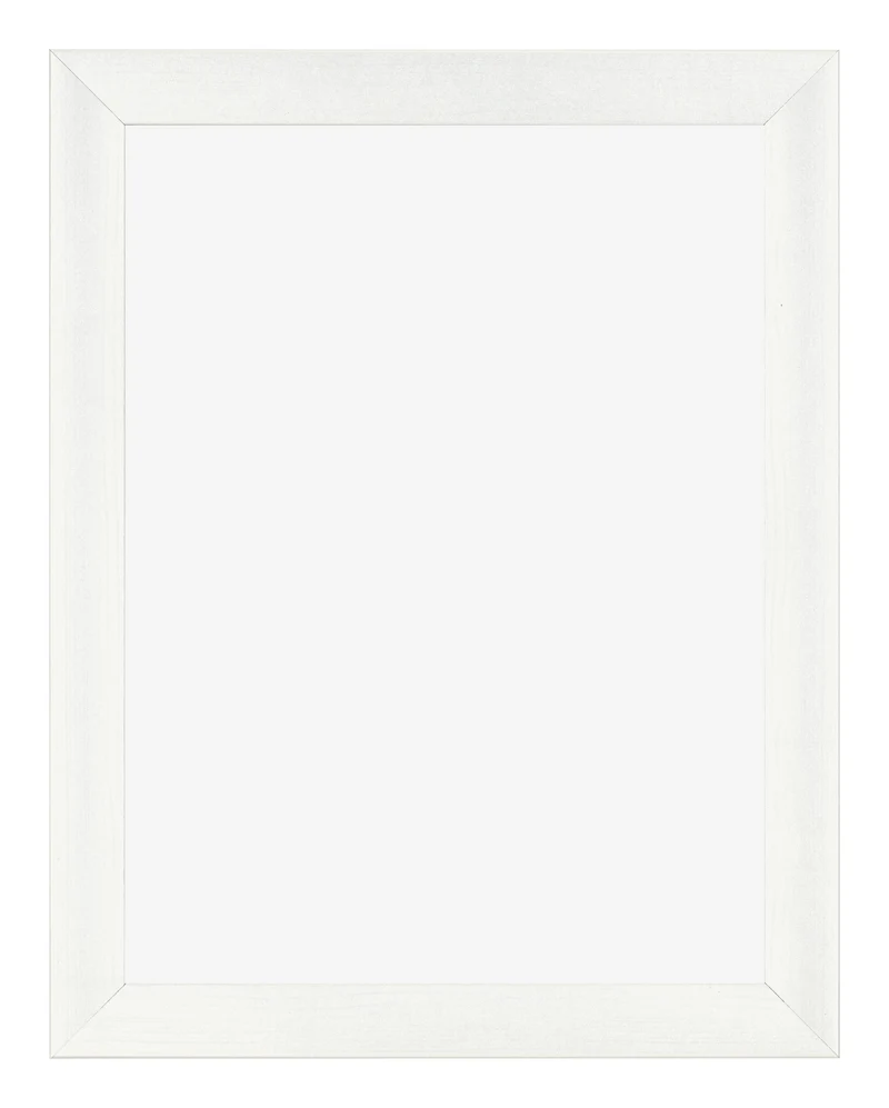 Bilderrahmen 60x80 cm - Weiß Gemasert - MDF - Pisa