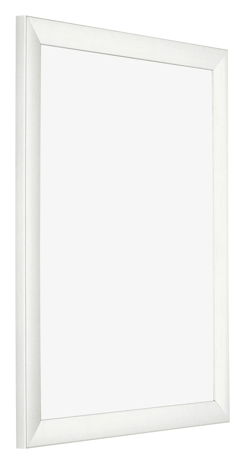 Bilderrahmen 24x30 cm - Weiß Gemasert - MDF - Pisa
