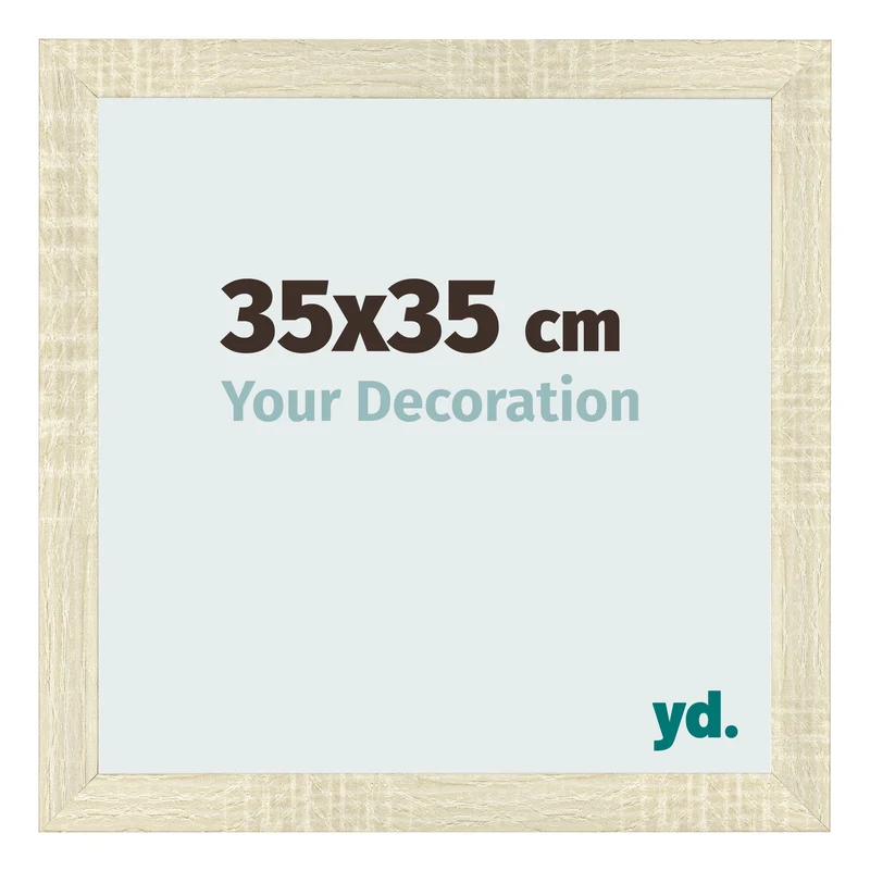 Bilderrahmen 35x35 cm - Sonoma Eiche - MDF - Pisa