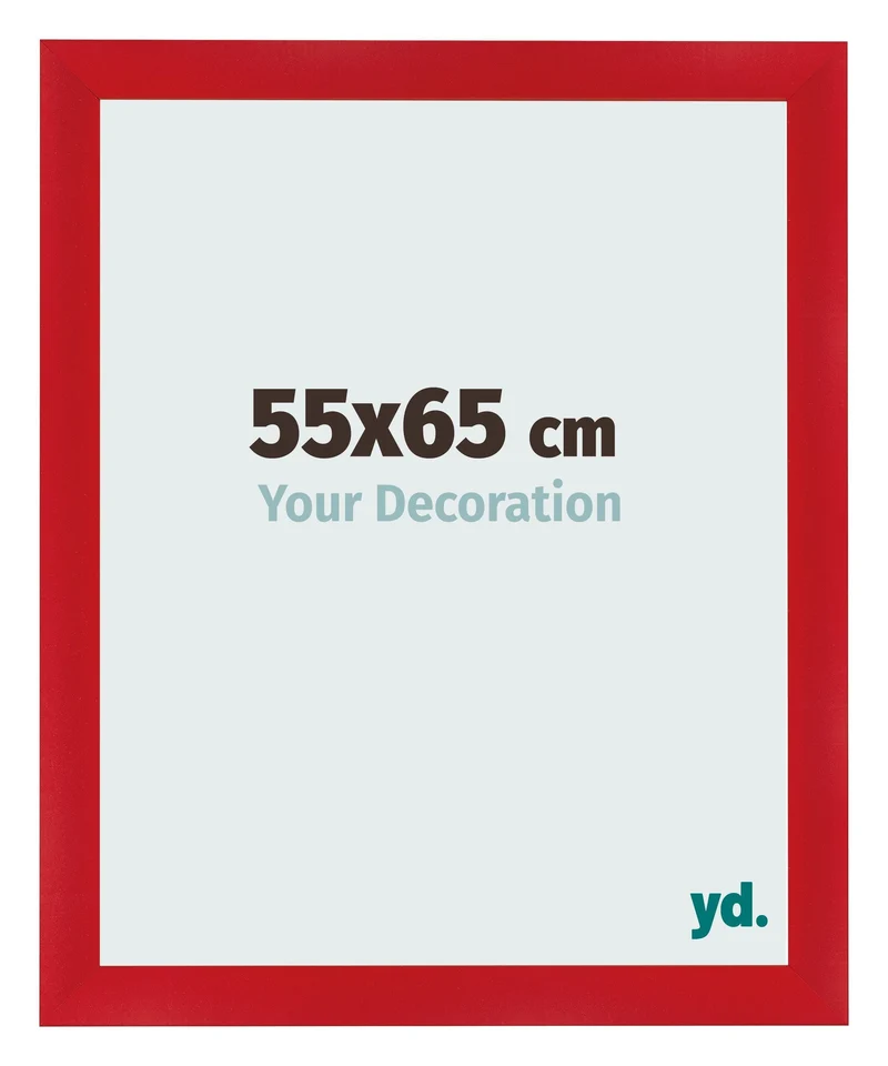 Bilderrahmen 55x65 cm - Rot - MDF - Pisa